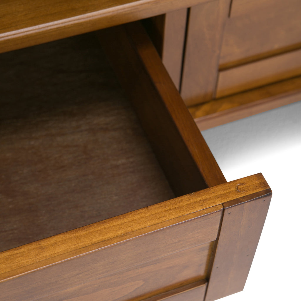 Warm Shaker 47 Inch Wide Solid Wood TV Stand