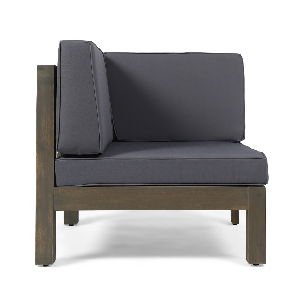 Oana 4-Piece Sofa Set With Coffee Table, Dark