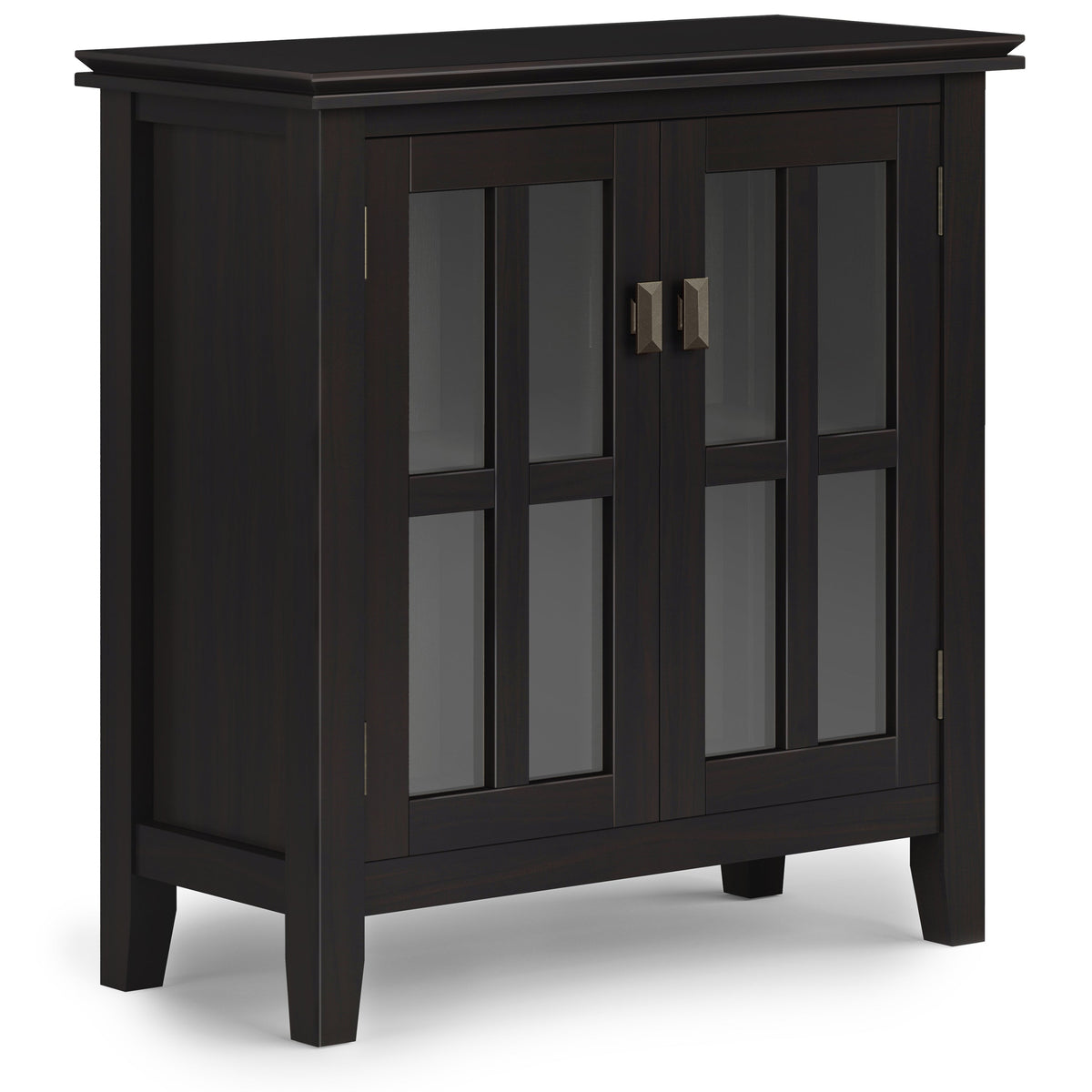 Artisan 30 Inch Wide Solid Wood Low Storage Cabinet in Hickory