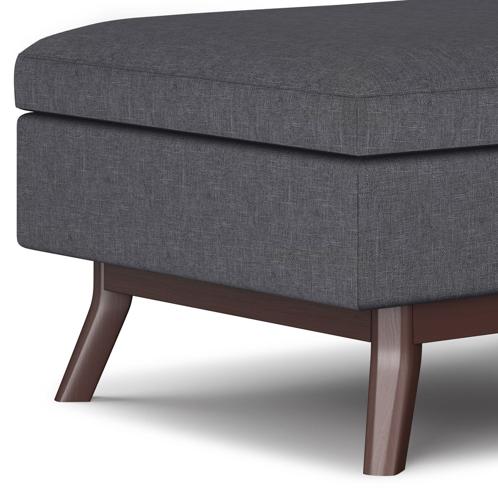 Owen 34 Inch Wide Coffee Table Storage Ottoman