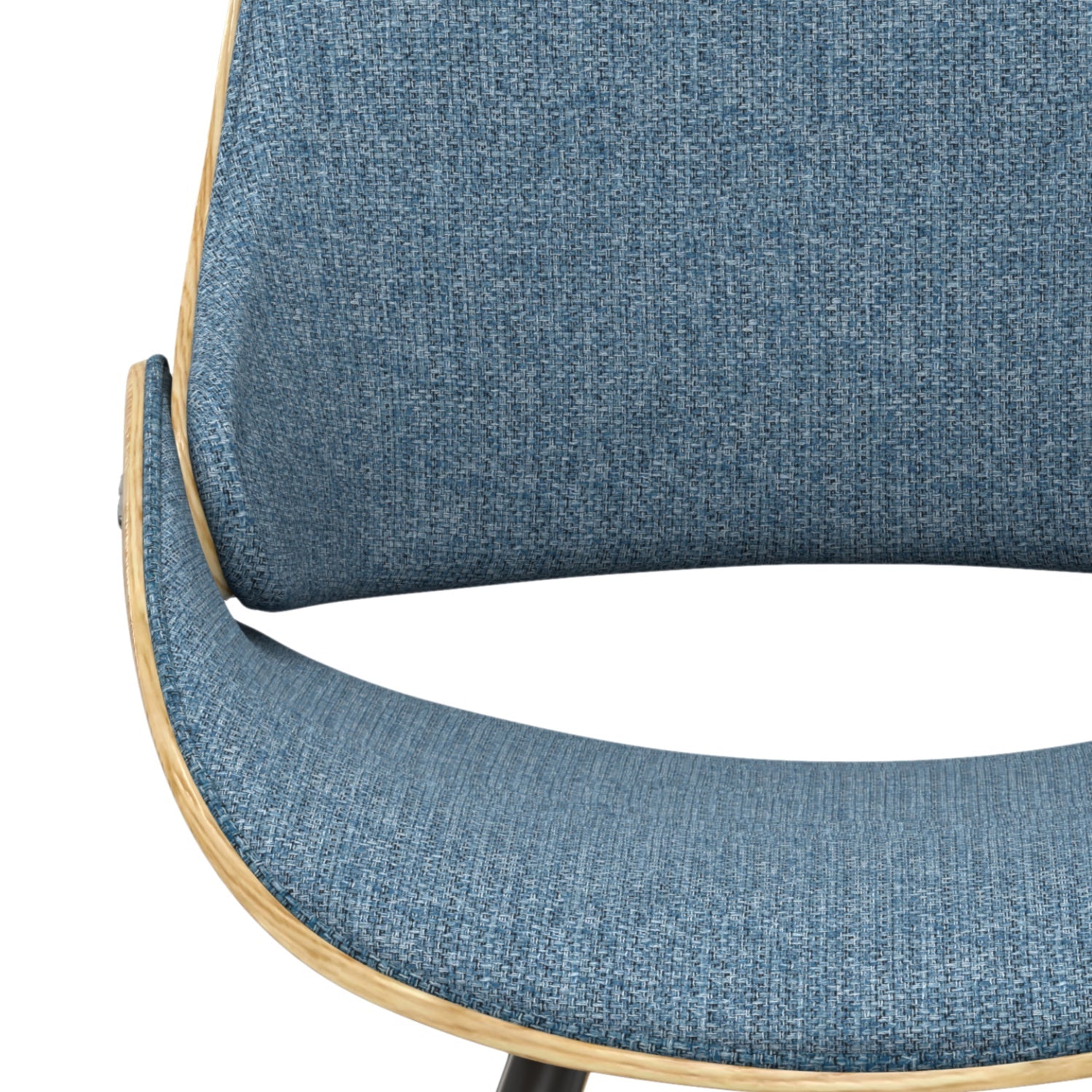 Malden - Bentwood Dining Chair with Wood Back - Denim