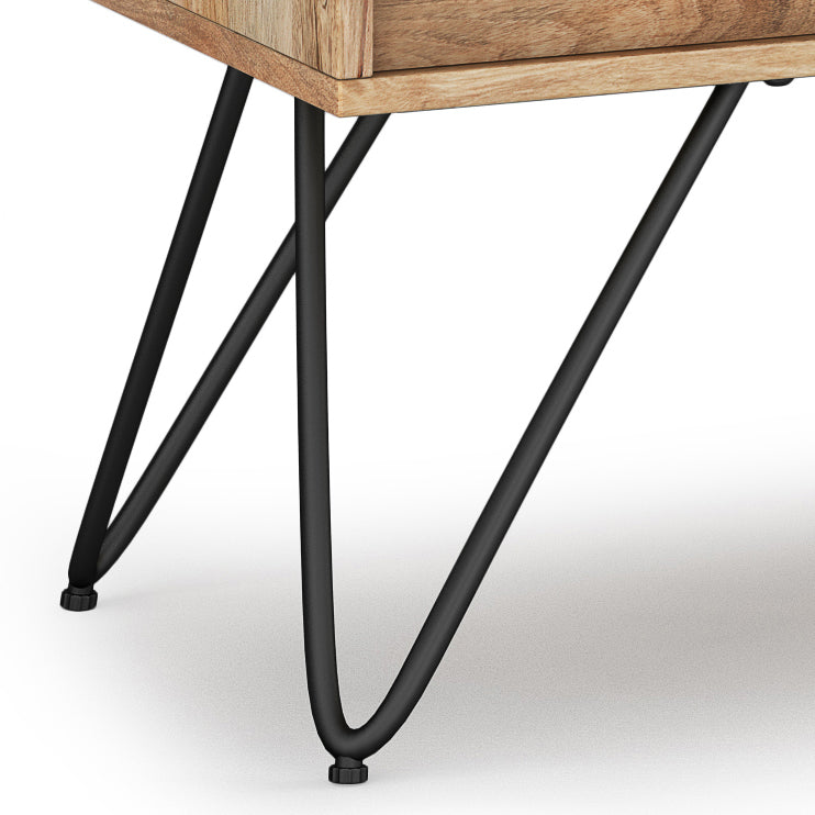 Hunter 68 Inch Wide Solid Mango Wood TV Stand