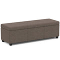 Avalon Extra Large Storage Ottoman Bench - Fawn