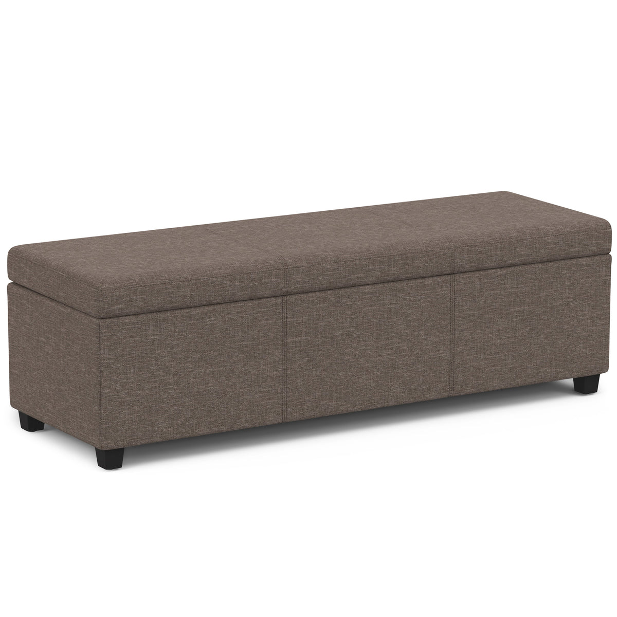 Avalon Extra Large Storage Ottoman Bench - Fawn