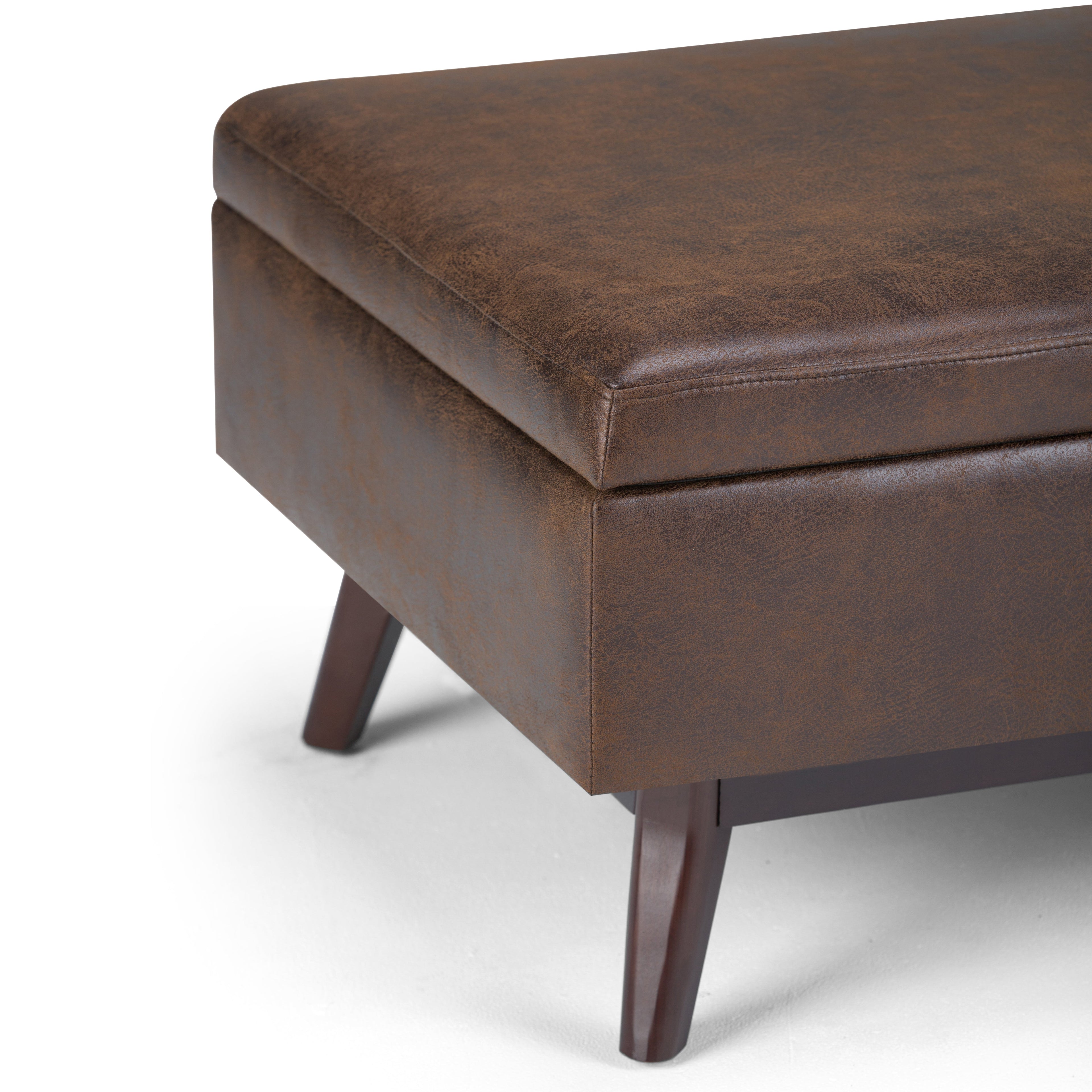 Owen 34 Inch Wide Coffee Table Storage Ottoman