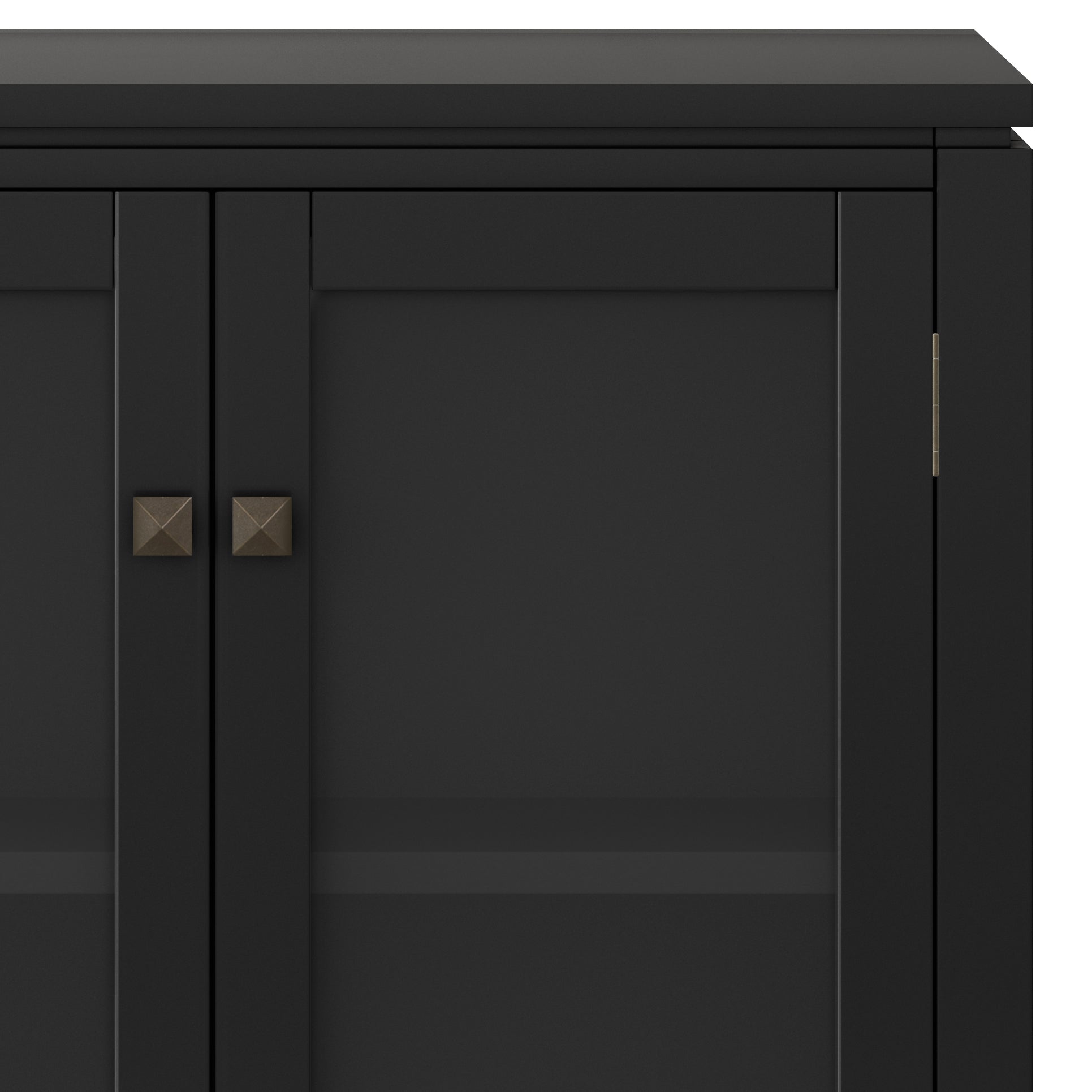 Cosmopolitan 30 Inch Wide Solid Wood Low Storage Cabinet