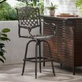 Cast Aluminum Bar Stool