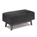 Owen 36 Inch Wide Small Rectangular Storage Ottoman