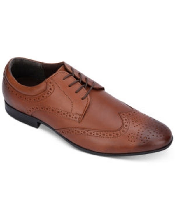 Kenneth Cole Reaction Mens Zeke Wingtip Oxfords Mens Shoes, Size 10.5
