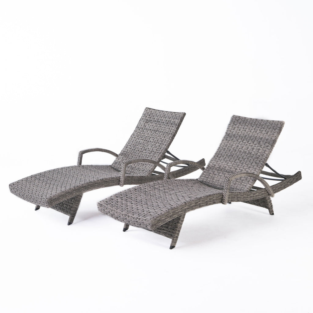 Crete Wicker Chaise Lounge