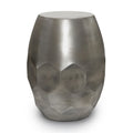 Flanigan 16 Inch Wide Metal Accent Table in Antique