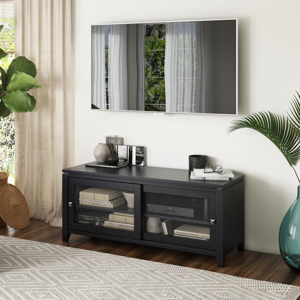 Cosmopolitan 48 Inch Wide Solid Wood TV Stand