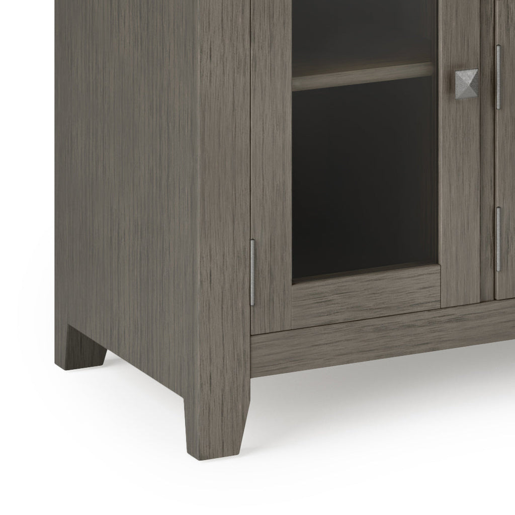 Cosmopolitan 72-Inch Wide Solid Wood TV Stand in Farmhouse