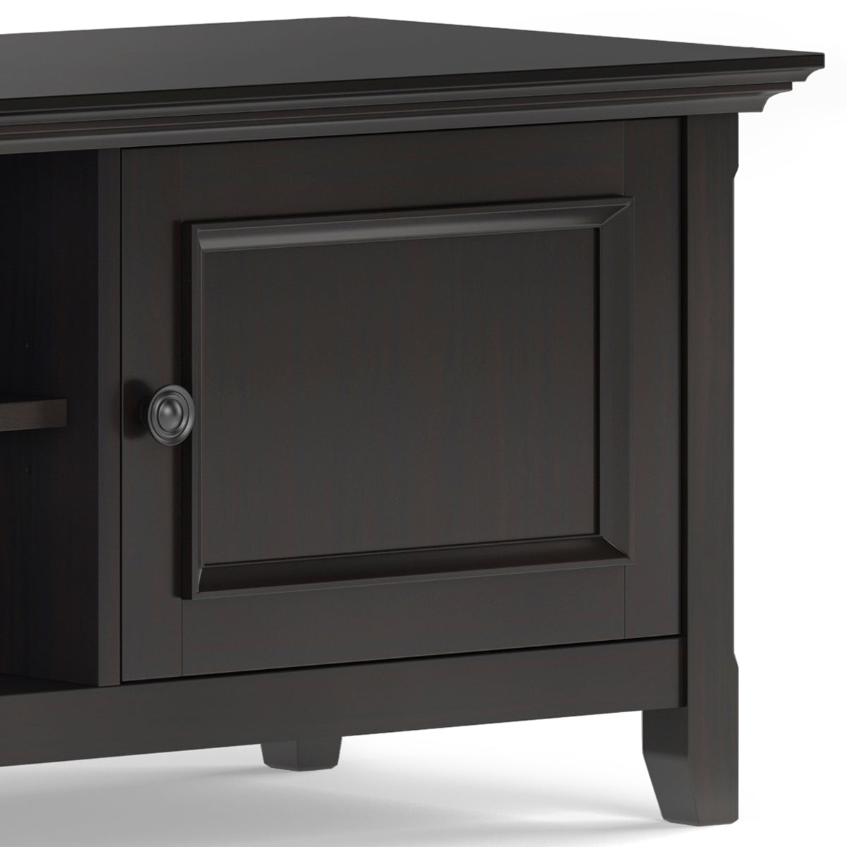 Amherst 72 Inch Wide Solid Wood Low TV Stand in Hickory