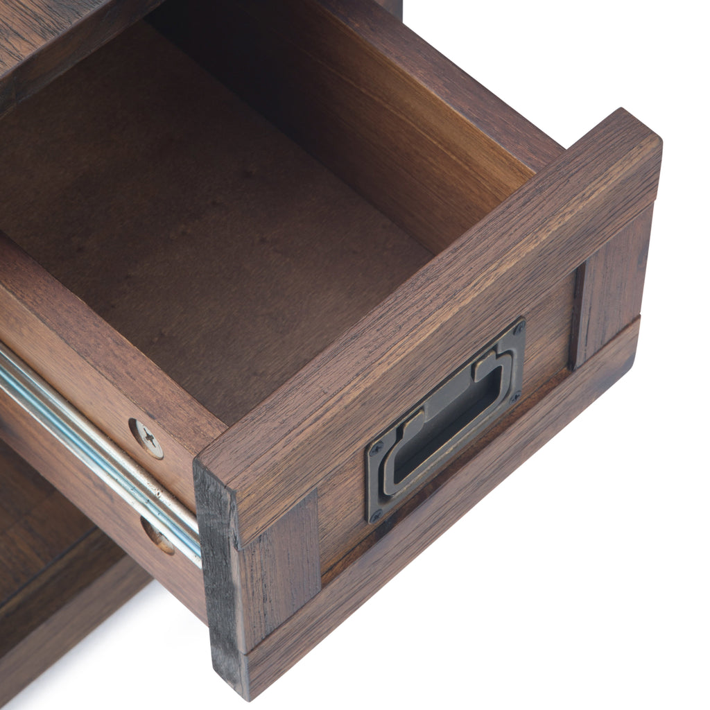 Monroe Narrow Side Table - Distressed