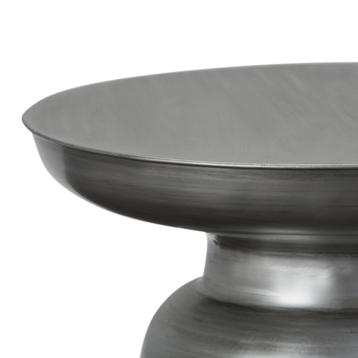 Toby 17 Inch Wide Modern Industrial Metal Accent Table