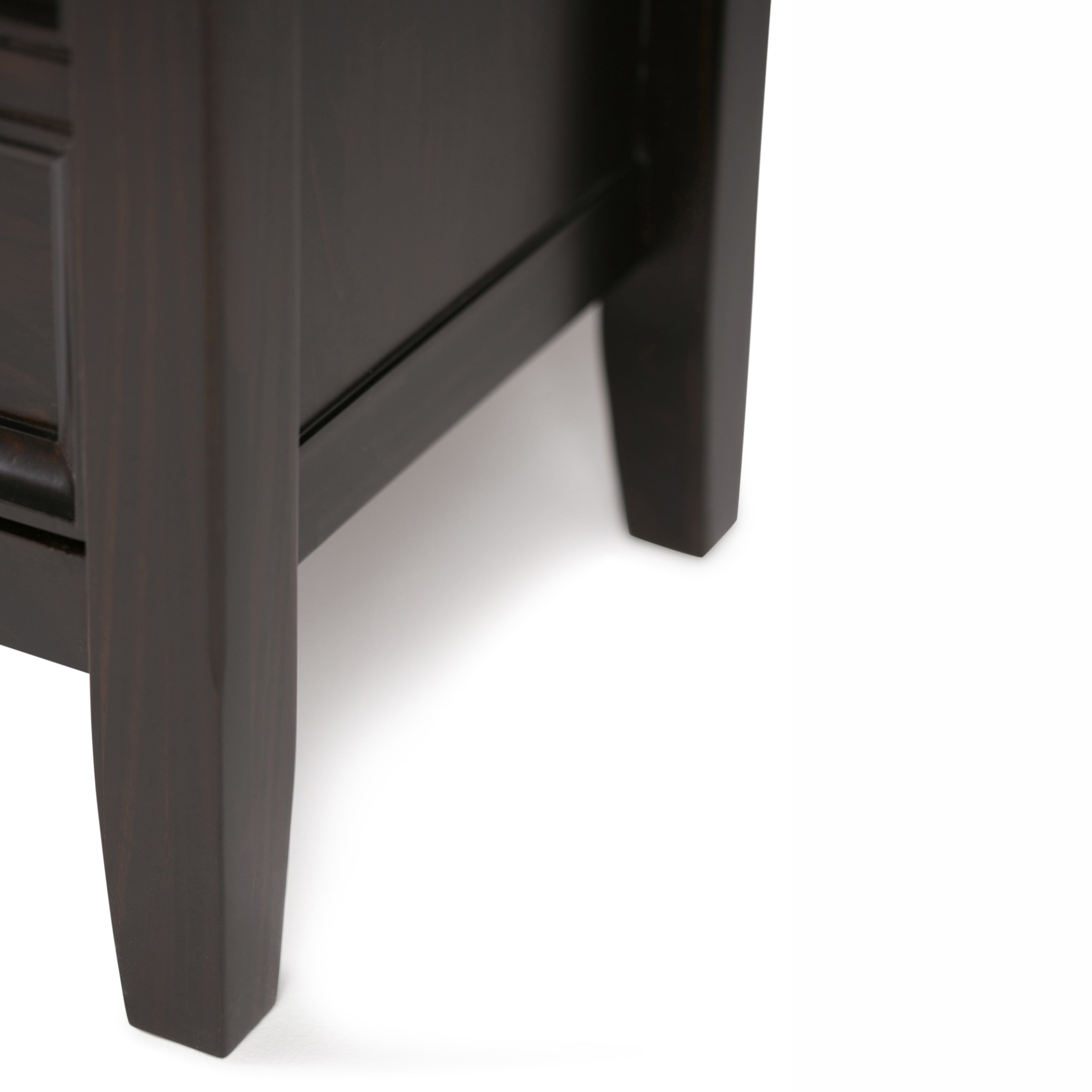 Amherst 54 Inch Wide Solid Wood TV Stand in Hickory