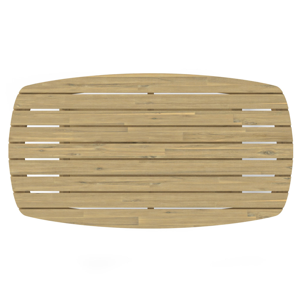Bayshore Outdoor Coffee Table - Light Teak