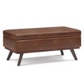 Owen 42 Inch Wide Lift Top Large Coffee Table Storage Ottoman