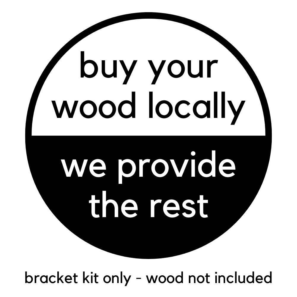 DIY Pergola Bracket Kit for a Freestanding Pergola With Roof Rafters - Any Size Up to 24' x 12'