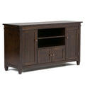 Carlton 54 Inch Wide Solid Wood TV Stand in Tobacco