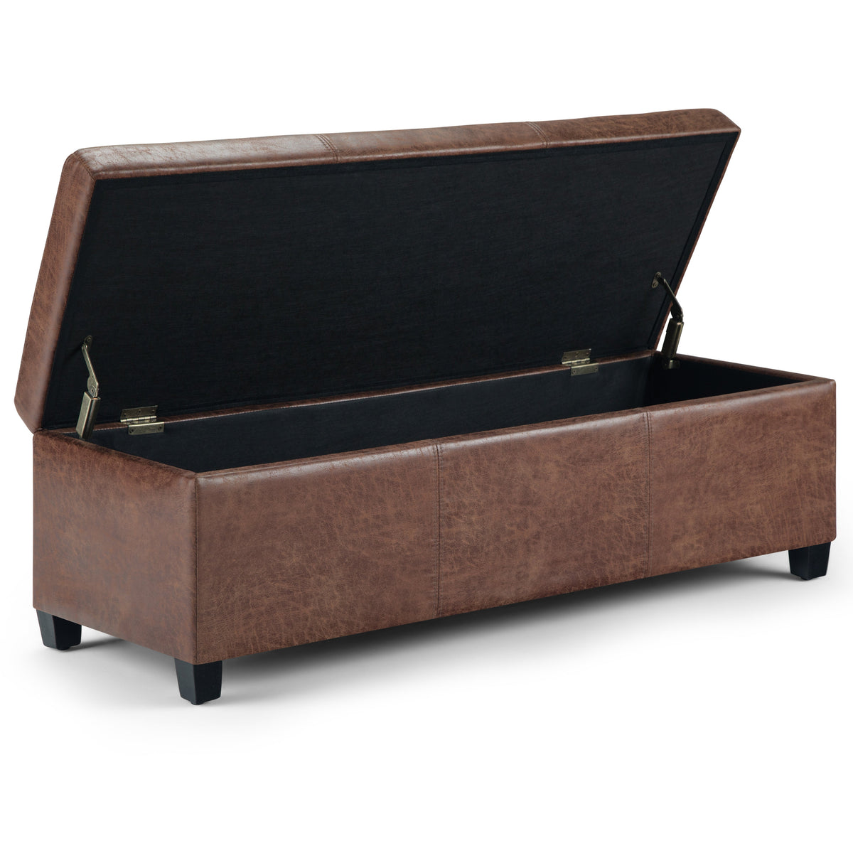 Avalon 48 Inch Wide Storage Ottoman Bench