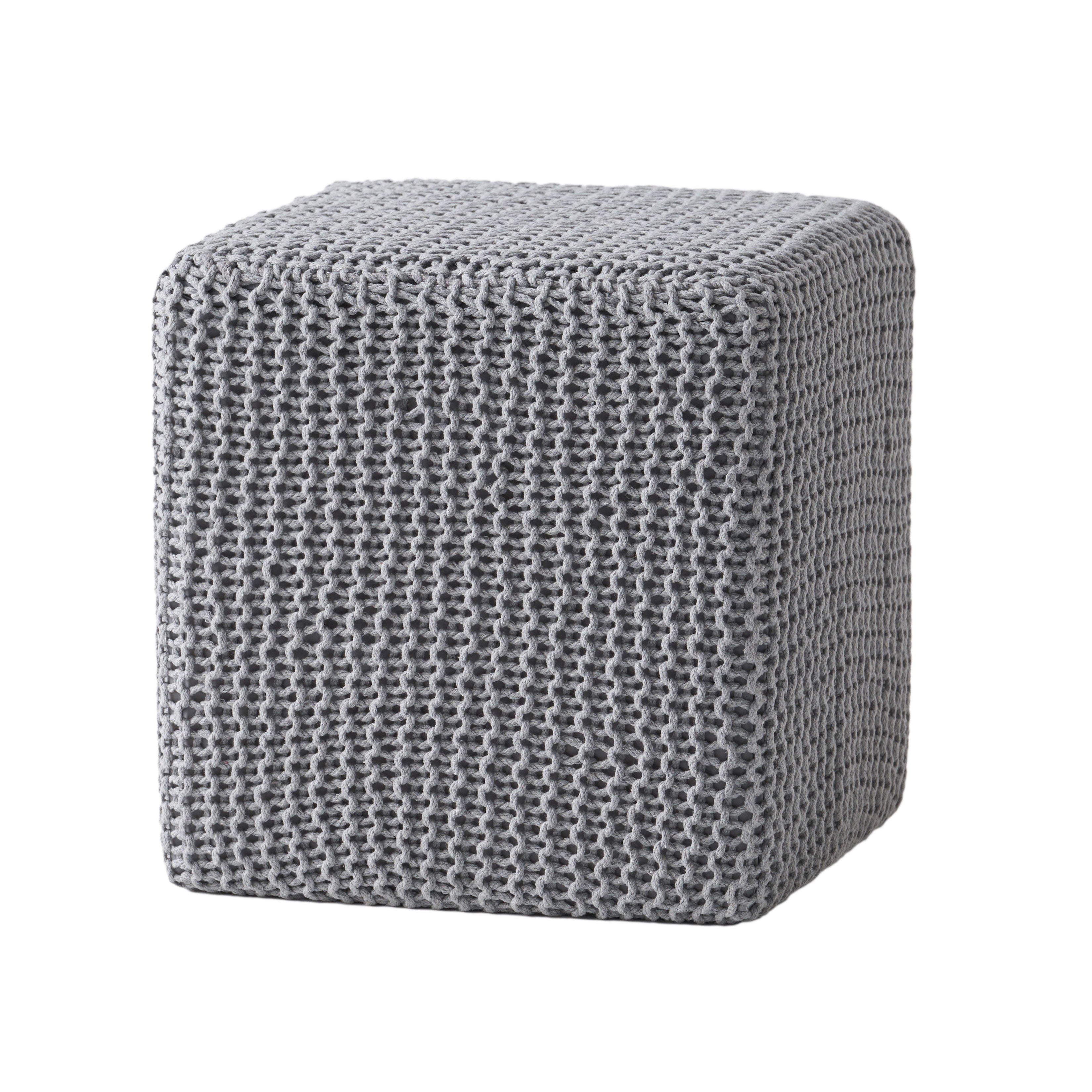 Knitted Foot Stool
