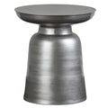 Toby 17 Inch Wide Modern Industrial Metal Accent Table