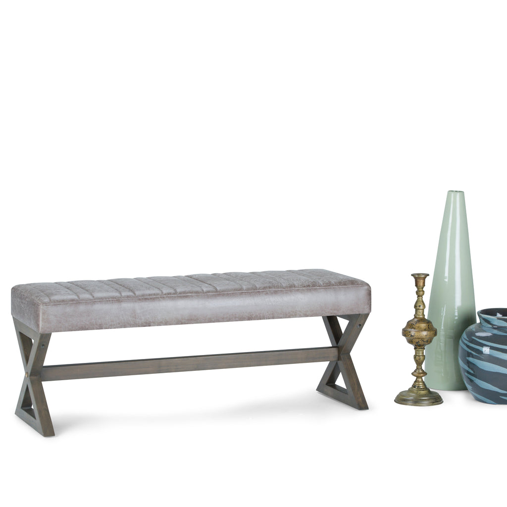 Salinger Large Ottoman Bench - Distressed