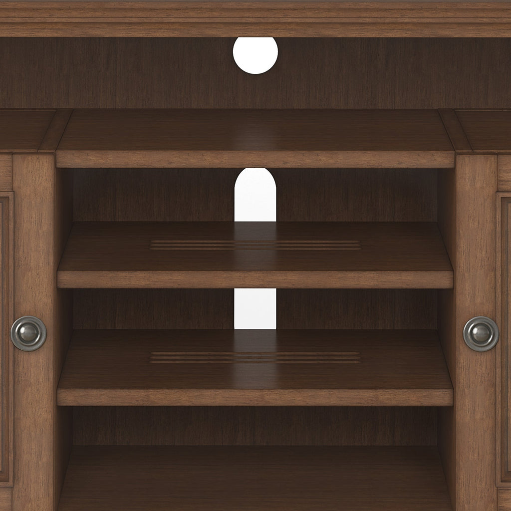 Amherst 54 Inch Wide Solid Wood TV Stand in Rustic