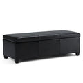 Avalon 48 Inch Wide Storage Ottoman Bench