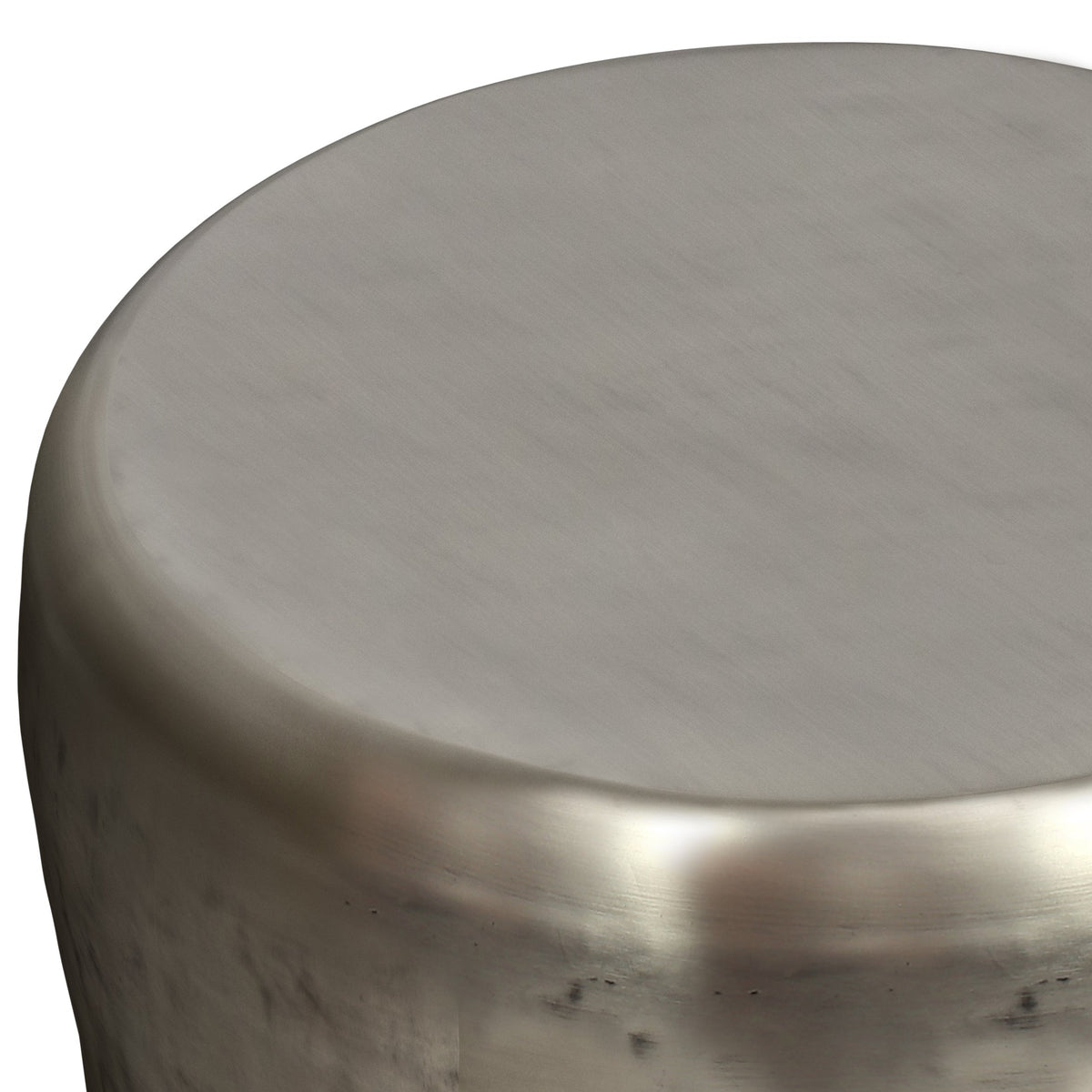 Garvy 22 Inch Wide Metal Side Table in Antique