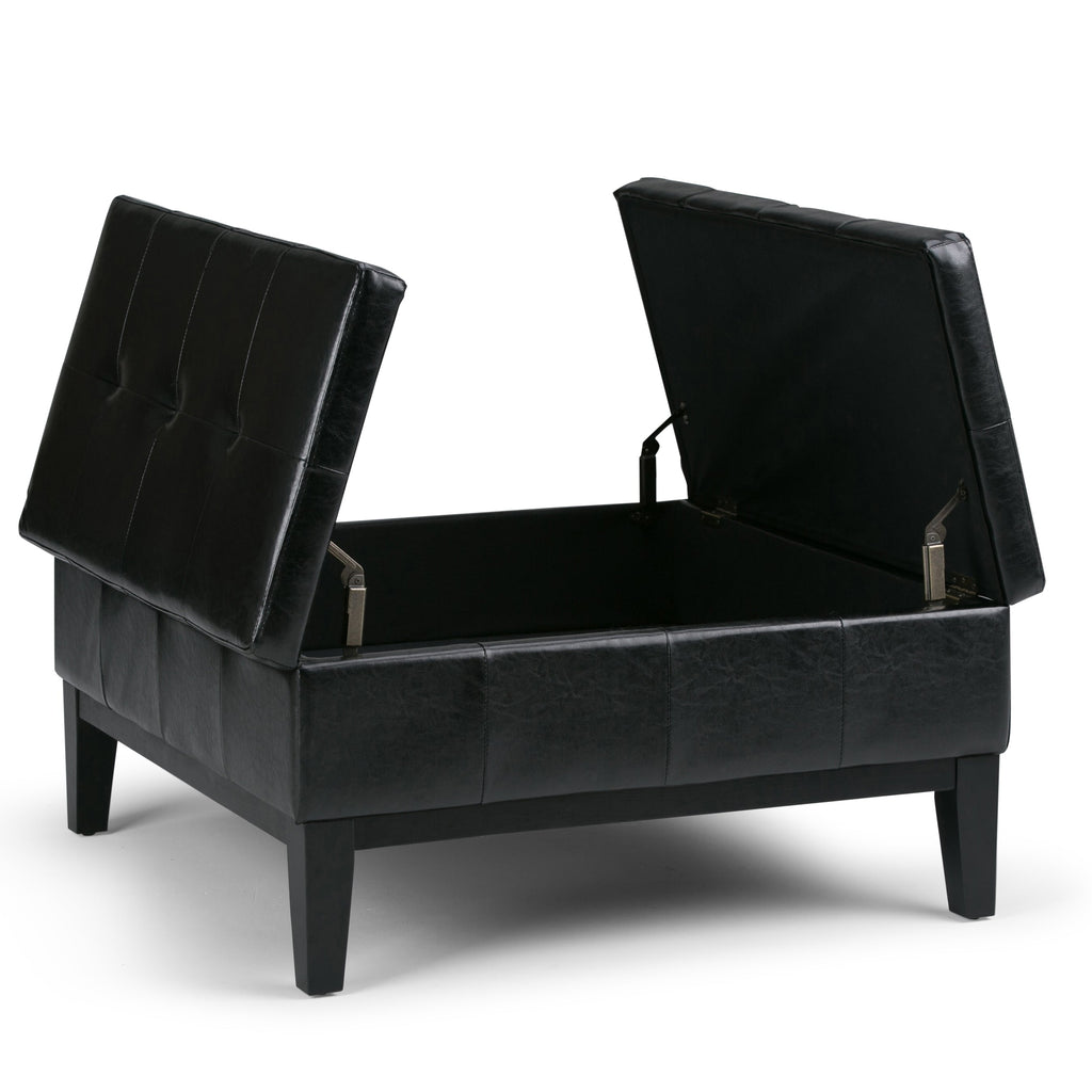 Dover Square Coffee Table Storage Ottoman