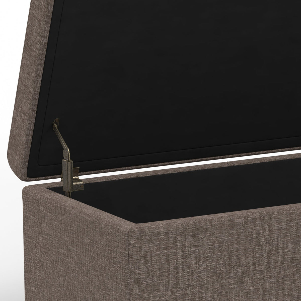 Avalon Extra Large Storage Ottoman Bench - Fawn
