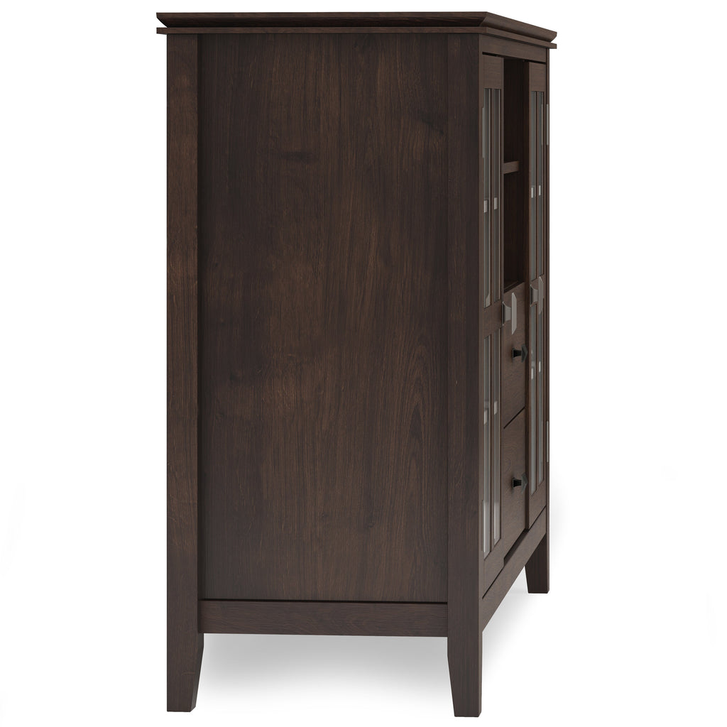 Artisan 53 Inch Wide Solid Wood Tall TV Stand