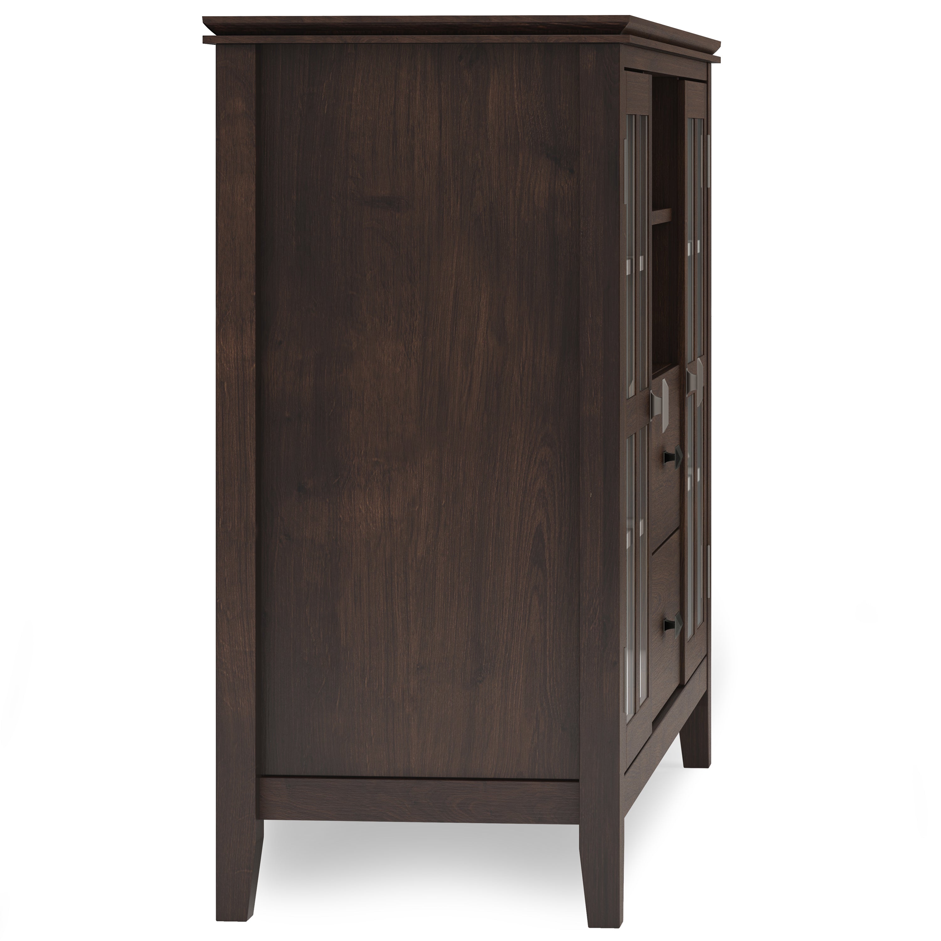 Artisan 53 Inch Wide Solid Wood Tall TV Stand