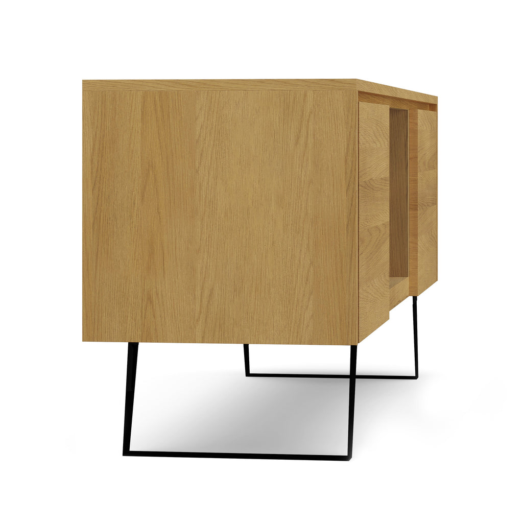 Lowry 63 Inch Wide Solid Wood TV Stand