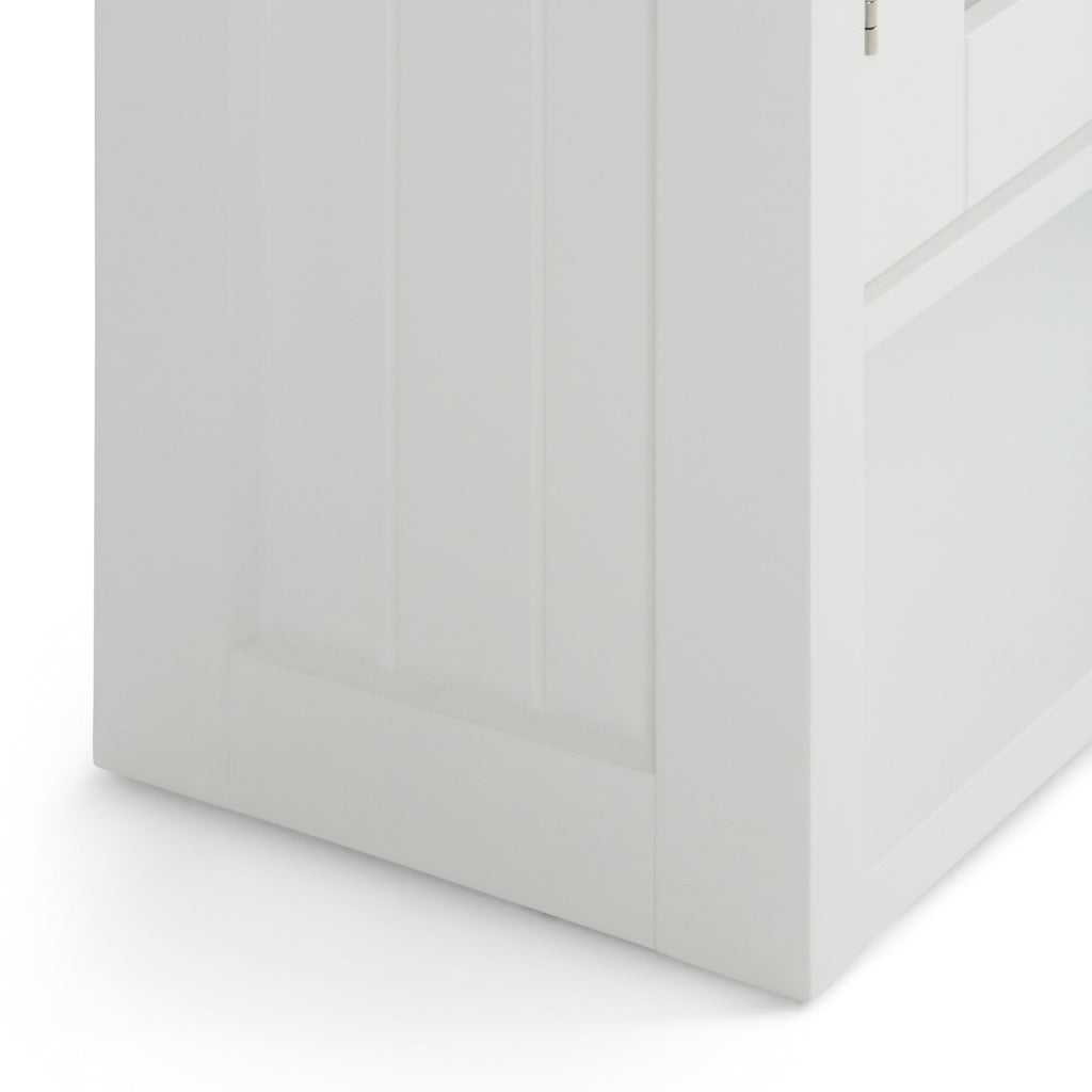 Acadian 24 Inch Wide Solid Wood Double Door Wall Cabinet