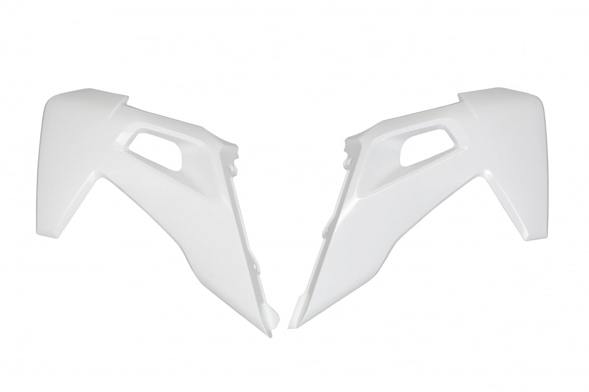 Radiator Covers white for Husqvarna TC 250 - TE 250 - TC 125 - FC 250 - FE 250 - TE 300 - FC 350 - FE 350 - FC 450 - FE 450