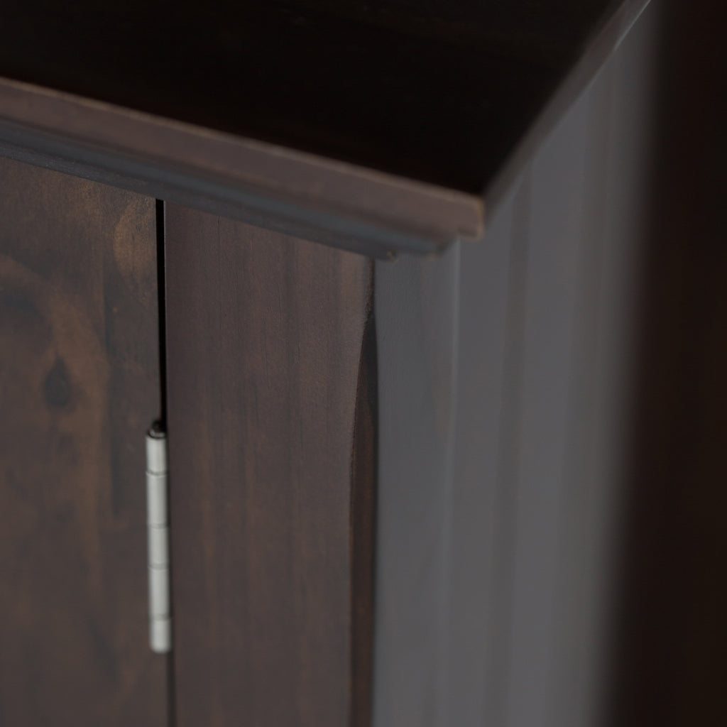 Acadian 39 Inch Wide Solid Wood Transitional Storage Cabinet