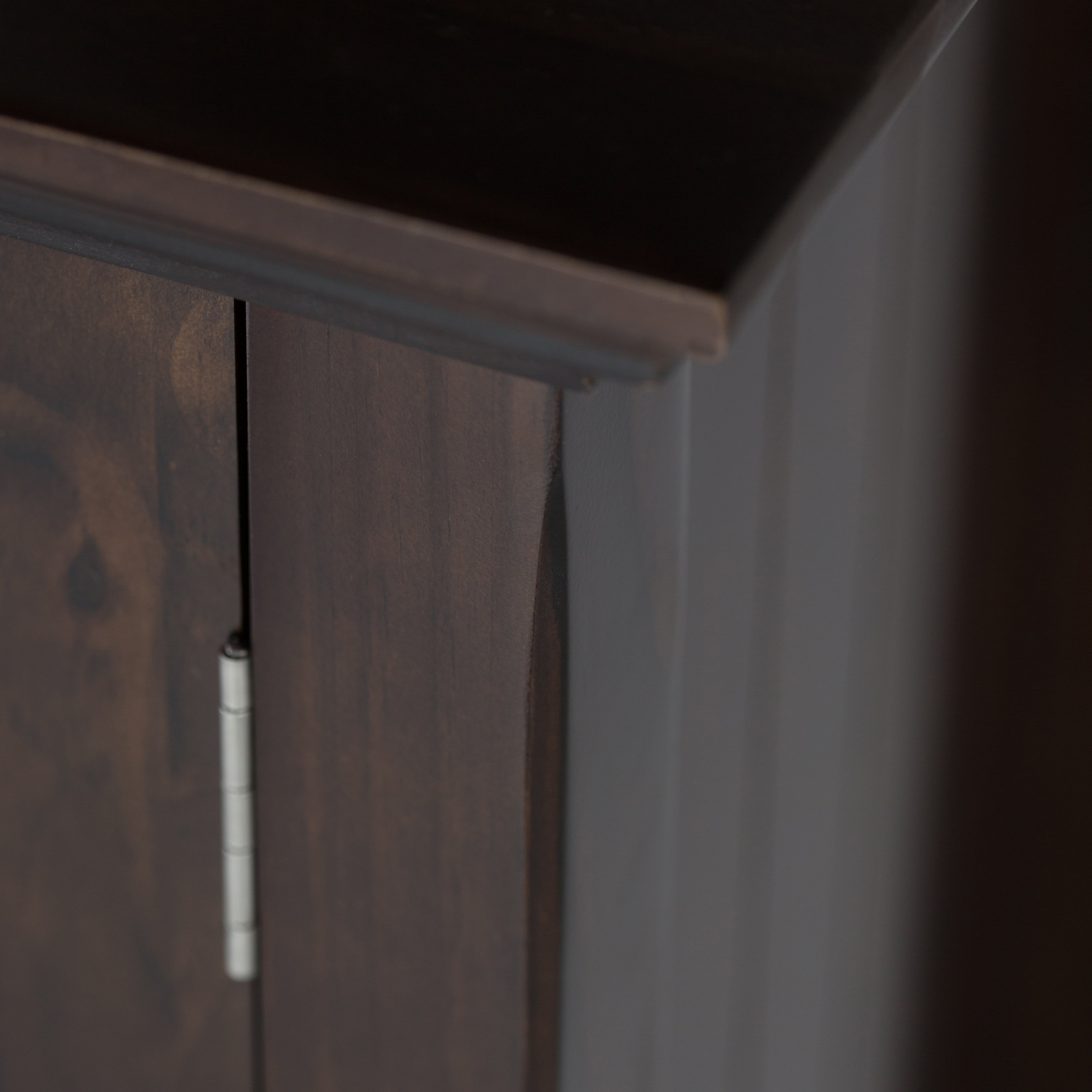 Acadian 39 Inch Wide Solid Wood Transitional Storage Cabinet