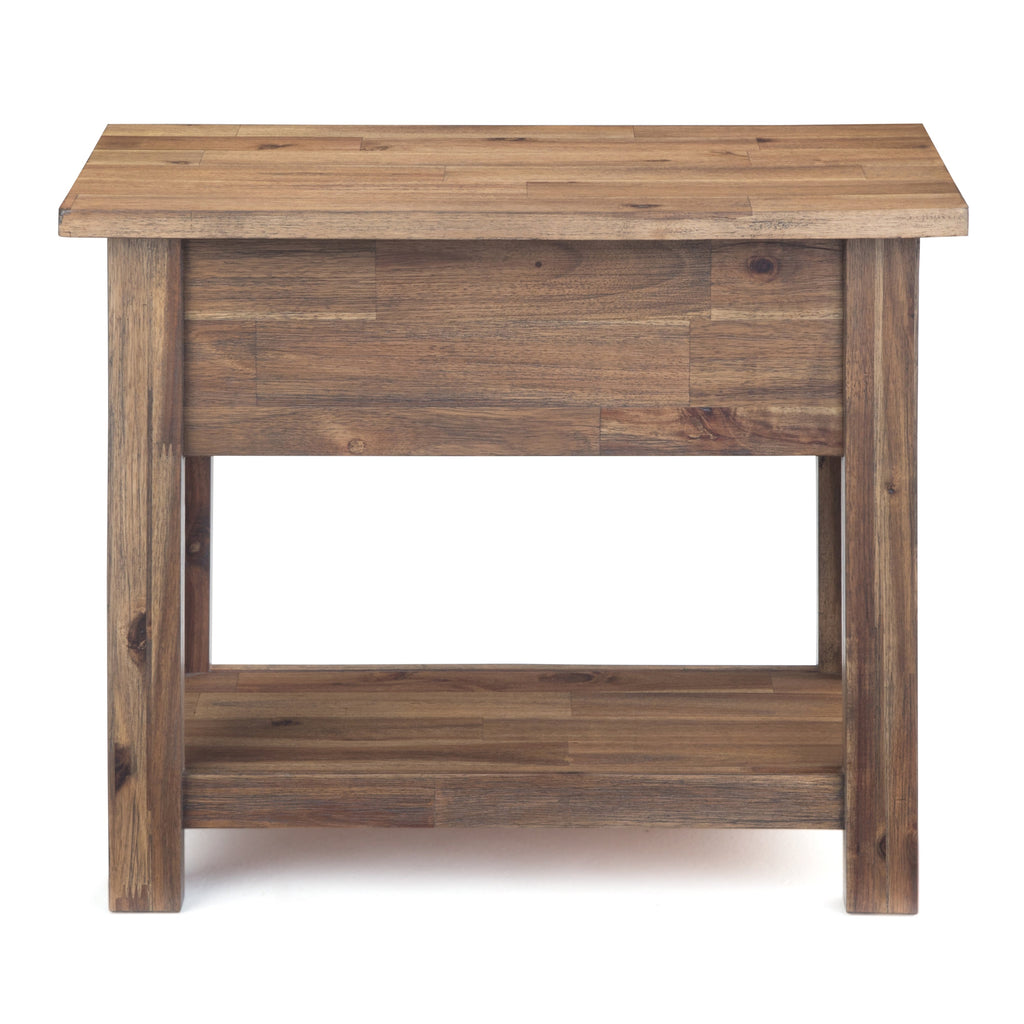 Monroe - Narrow Side Table - Rustic