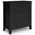 Burlington 30 Inch Wide Solid Wood Low Storage Cabinet
