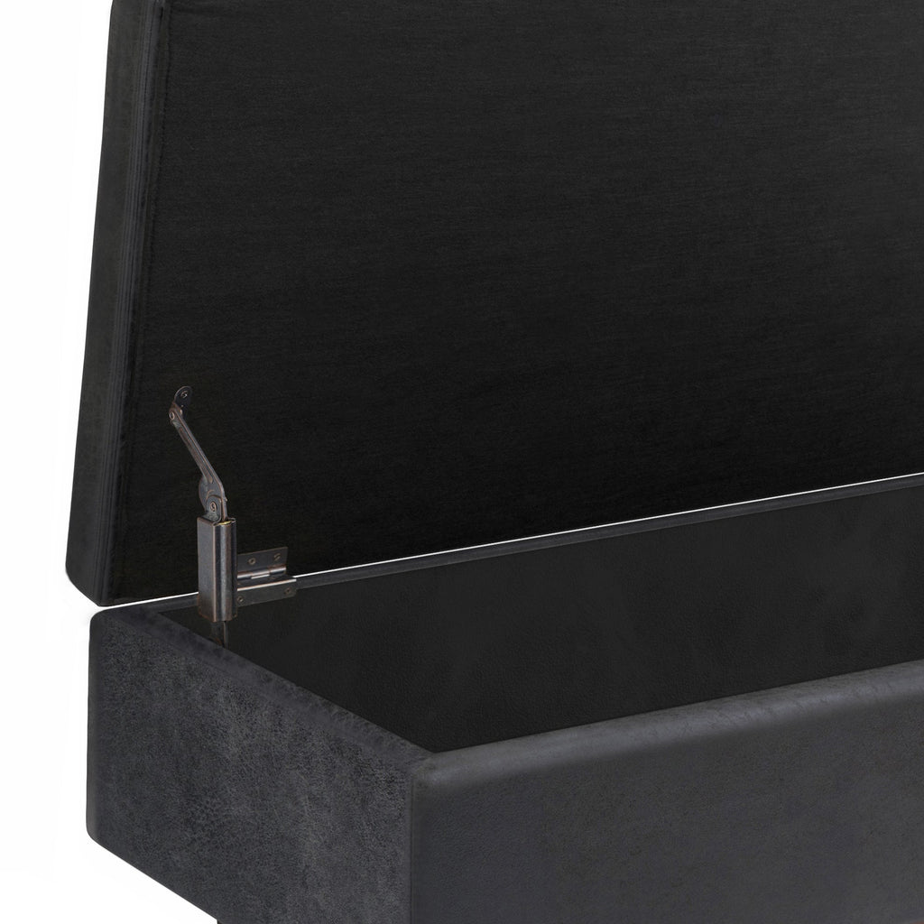 Owen 36 Inch Wide Small Rectangular Storage Ottoman