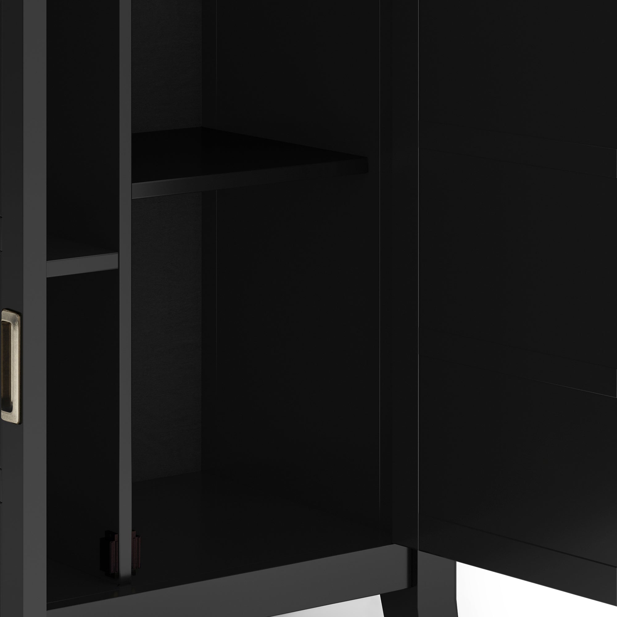Burlington 30 Inch Wide Solid Wood Low Storage Cabinet