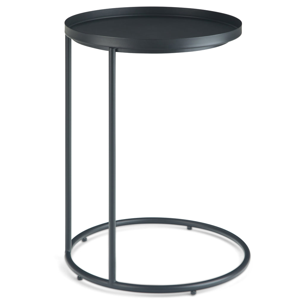 Monet 18 Inch Wide Metal Side Table