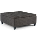 Harrison 36 Inch Wide Coffee Table Storage Ottoman