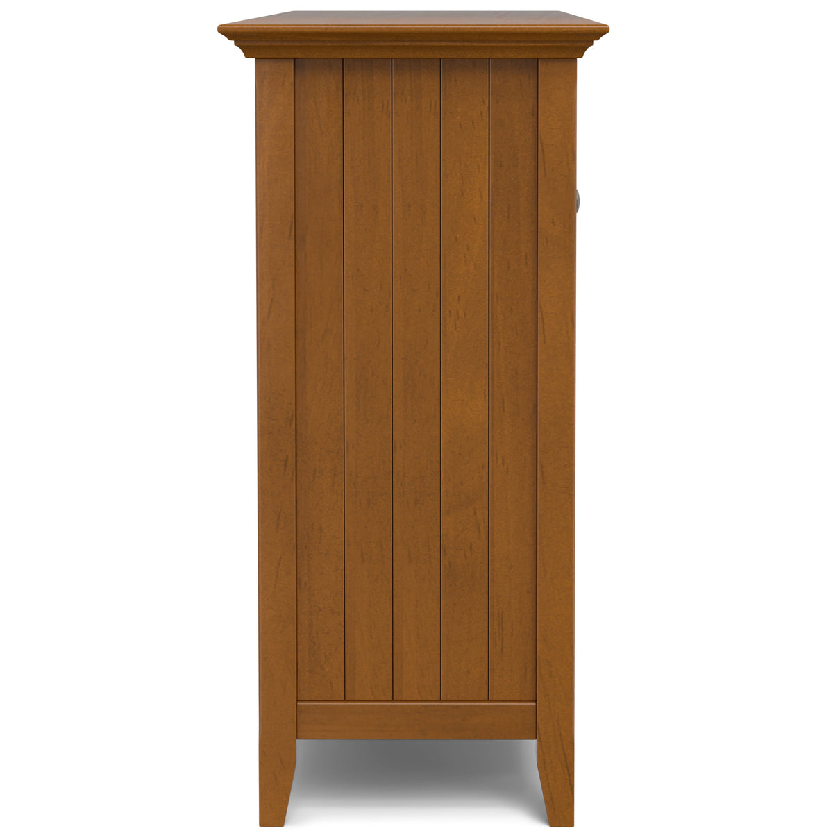 Bedford 54 Inch Wide Solid Wood Sideboard Buffet and Wine Rack in Light Golden