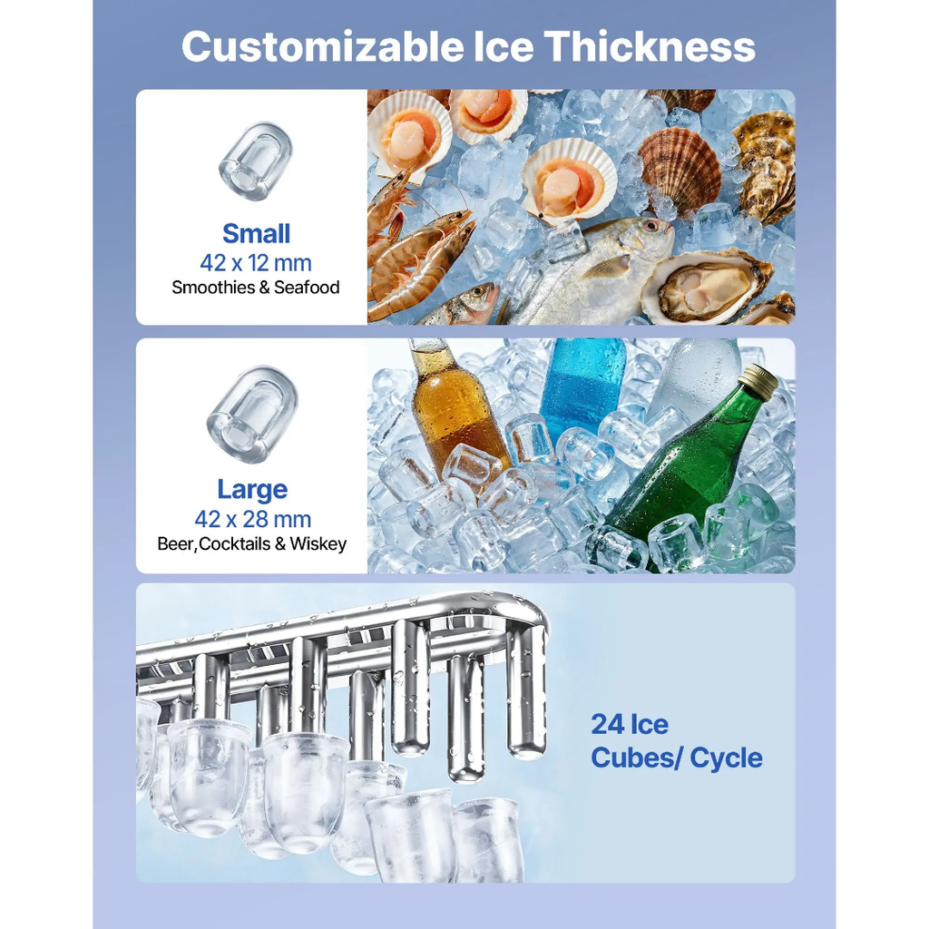 Ice Machines 100Lb / 450Lb In 24 Hours