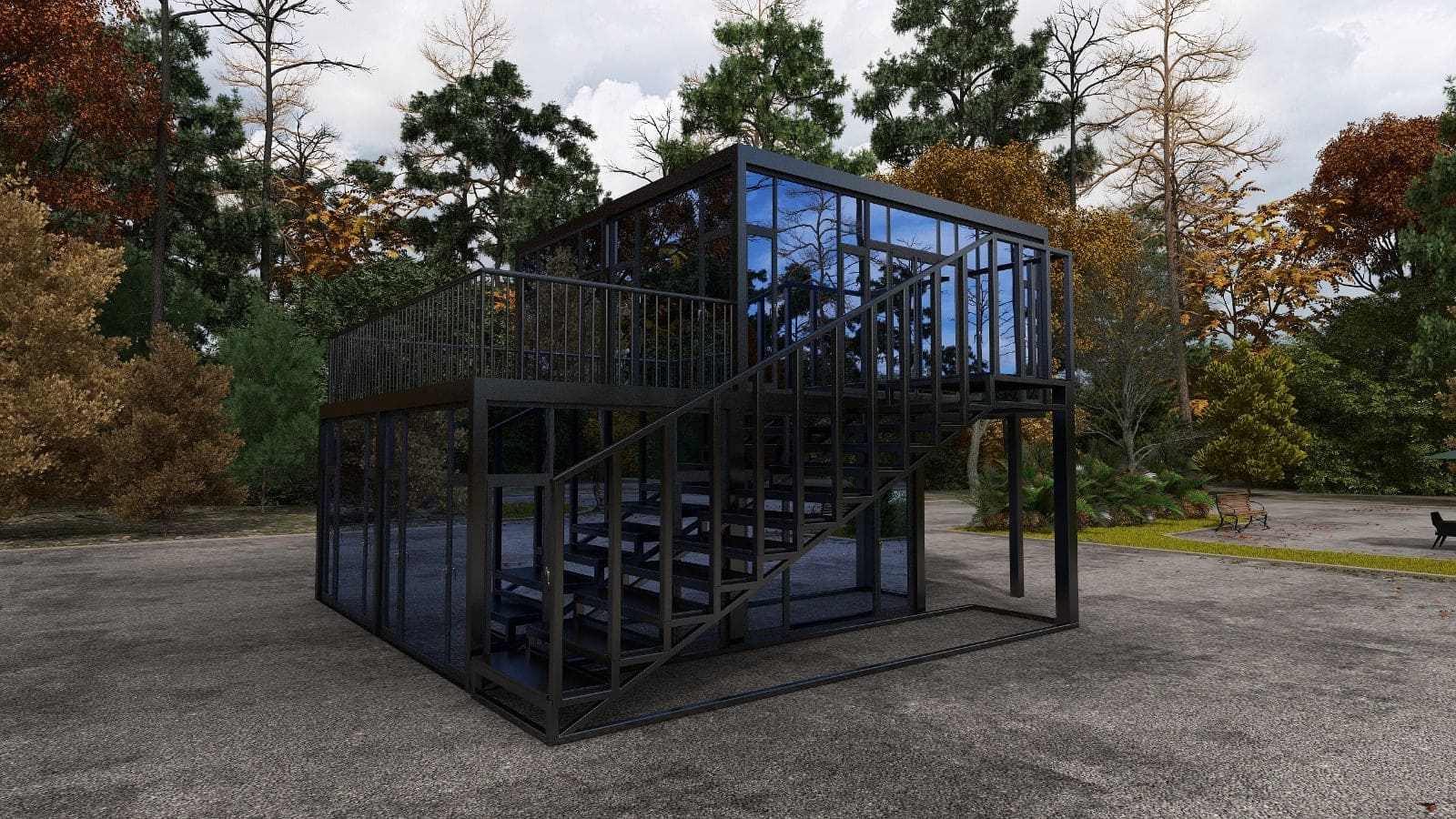 Tiny Home 2 Story Shipping Included Luxury Model